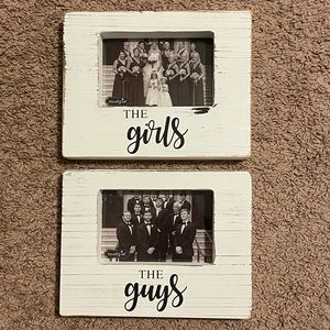 Mud Pie WEDDING picture frames.